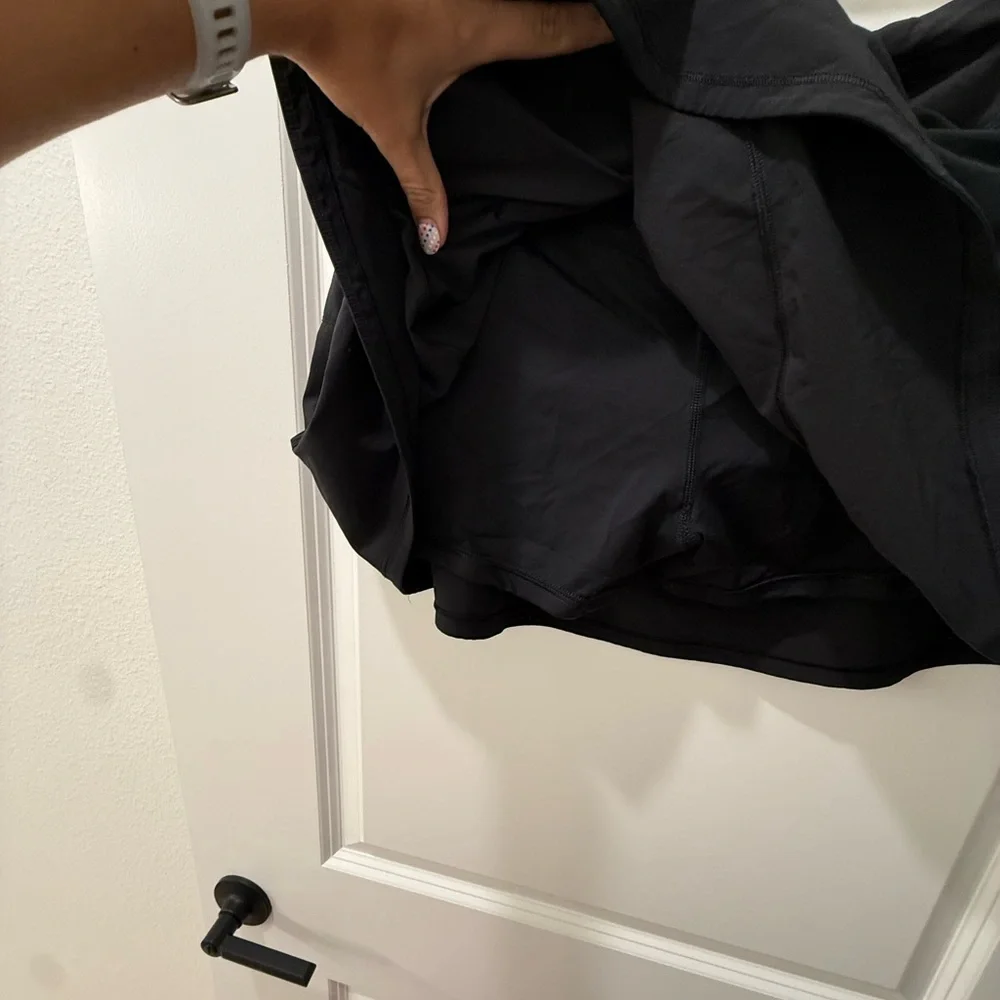 lululemon athletica Pace Rival Black Tennis Skirt